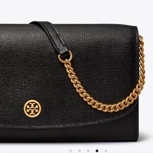 TORY BURCH ROBINSON CHAIN WALLET/PURSE